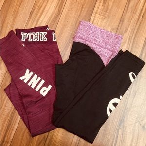 Bundle Pink Victoria Secret yoga pants